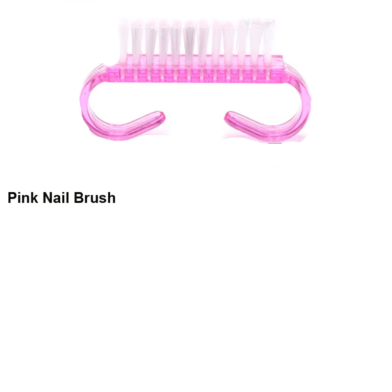 1 Set Manicure Polishing Nail Suit Nail File Buffer Block Grinding Strip Cuticle Pusher Steel Pushing Away Dead Skin Clean Brush